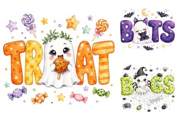 Download Halloween Ghost Sublimation PNG Bundle - Bundle Collection