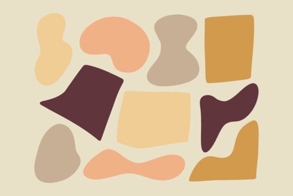 Download Earthy Abstract Organic Shape Bundle - Bundle Collection