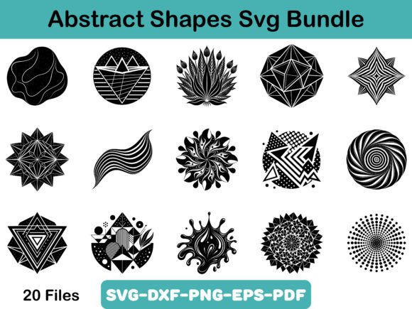 Download Abstract Shapes Svg Bundle - Bundle Collection
