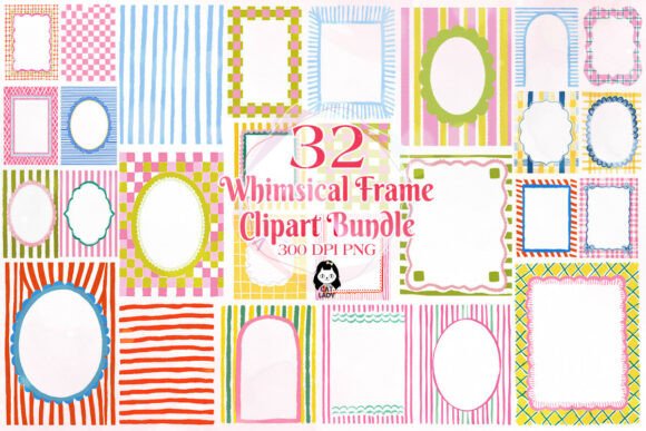 Download Whimsical Frame Clipart Bundle - Bundle Collection