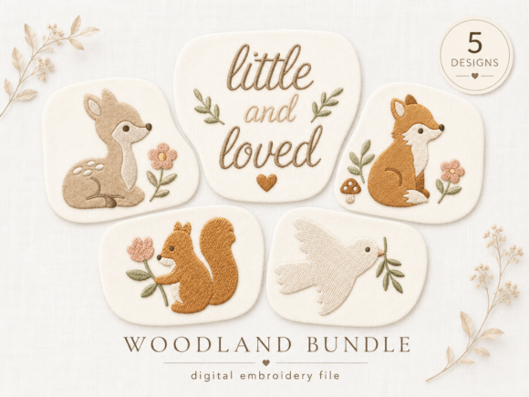 Download Woodland Animals Embroidery Bundle - Bundle Collection