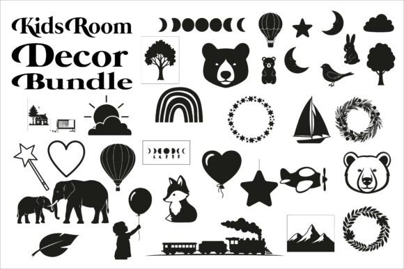 Download Cute Kids Room Decor Bundle Featuring - Bundle Collection
