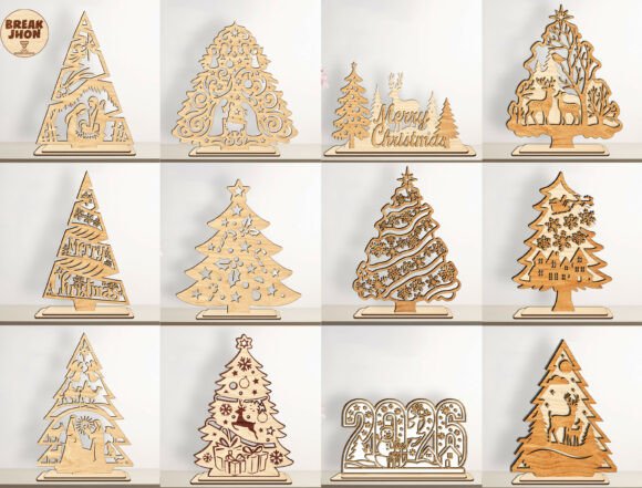 Download Mega 3D Christmas Tree SVG Bundle - Bundle Collection
