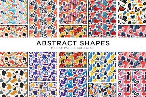Download Chic Colorful Shapes Pattern Bundle - Bundle Collection