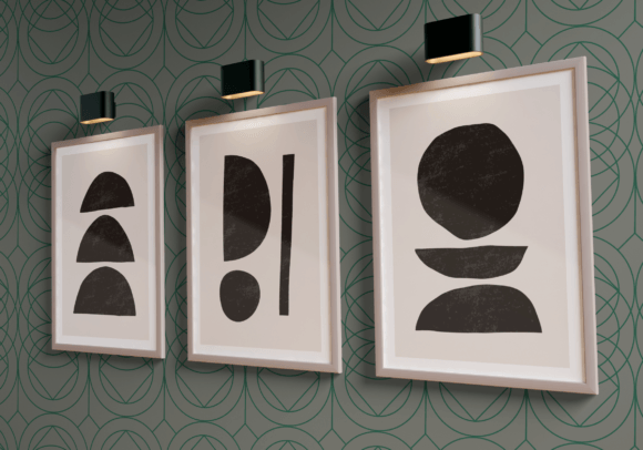 Download Set of 3 Contemporary Abstract Wall Art - Contemporary Collection