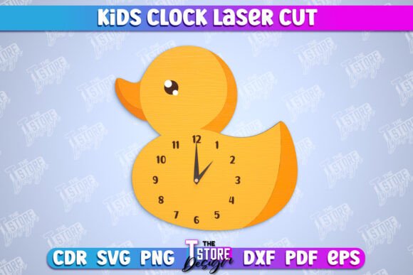 Download Kids Clock | Chick Shape | Nursery Decor - Premium Resources