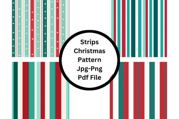 Download Strips Christmas Pattern - Strips Collection