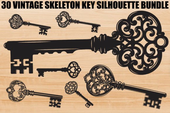 Download Vintage Skeleton Key Bundle - Bundle Collection