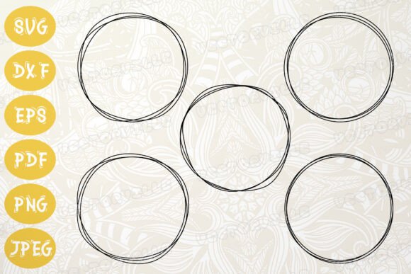 Download Hand-Drawn Circle Frame SVG Bundle - Bundle Collection