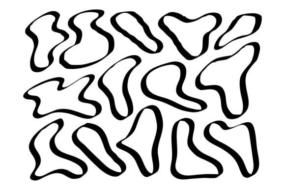 Download Abstract Bold Blob Shape Bundle Set - Bundle Collection