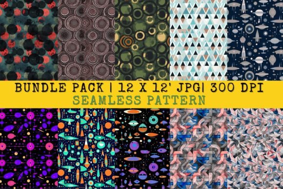 Download Bundle Abstract Colorful Shapes Pattern - Bundle Collection